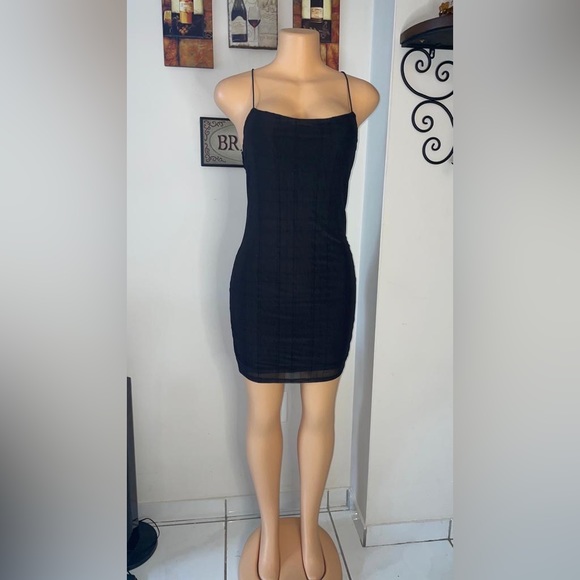 Open-backed Bodycon Dress black M - Picture 5 of 9